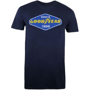 Goodyear Diamant heren T-shirt (S) (Marine)