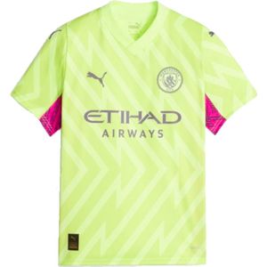 2023-2024 Man City Goalkeeper Shirt (Yellow) - Kids