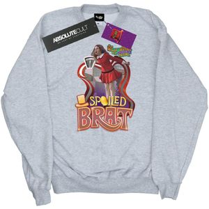 Willy Wonka And The Chocolate Factory Jongens Verwend Brat Sweatshirt (140-146) (Sportgrijs)