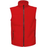 Regatta - Heren Octagon 3-laags Printable Softshell Bodywarmer (S) (Rood)