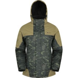 Mountain Warehouse Heren Shadow Camouflage Ski-jas (S) (Donkere Khaki)
