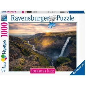Ravensburger Puzzel 1000 Stukjes Haifoss Scandinavian Places (1000 Onderdelen)