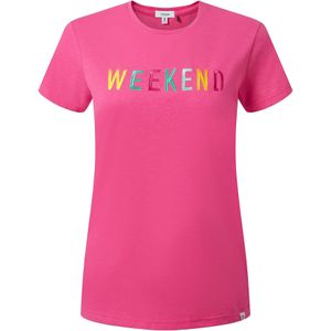 TOG24 Dames/Dames Ruth T-Shirt (46 DE) (Hibiscus Roze Mergel)