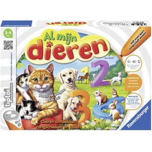 Ravensburger Tiptoi Al Mijn Dieren 3+ - Leer spelenderwijs dieren ontdekken, rangschikken en tellen