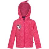 Regatta Kinder/Kids Peppa Pig Marl Fleece Full Zip Hoodie (98) (Roze Fusie)