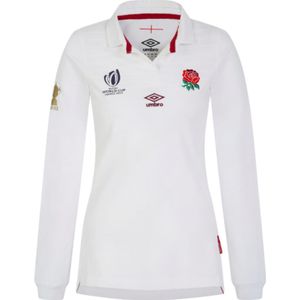 England RWC 2023 Home Classic LS Rugby Shirt (Ladies)