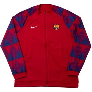 2023-2024 Barcelona Academy Full Zip Knit Jacket (Noble Red)