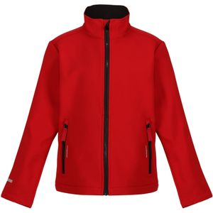 Regatta Kinder/Kids Ablaze 2 Layer Soft Shell Jas (140) (Klassiek rood/zwart)