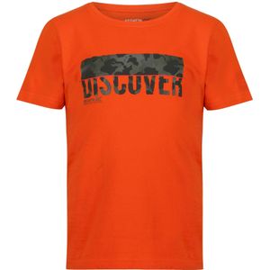 Regatta Kinder/Kids Bosley V Rechthoek T-Shirt (116) (Magma Oranje)
