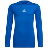 adidas – Techfit Long Sleeve Tee Youth - Blauw Ondershirt - 140