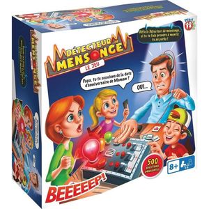 IMC Toys Lie Detector Bordspel - Ontdek de waarheid met 500 leuke vragen - Geschikt voor kinderen vanaf 8 jaar - 2-8 spelers
