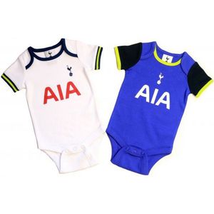 Tottenham Hotspur FC Baby rompertje (Set van 2) (74) (Wit/blauw)