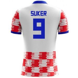 2022-2023 Croatia Home Concept Shirt (Suker 9)