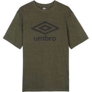 Umbro Heren Core Groot Logo T-Shirt (M) (Bosnacht/Zwart)