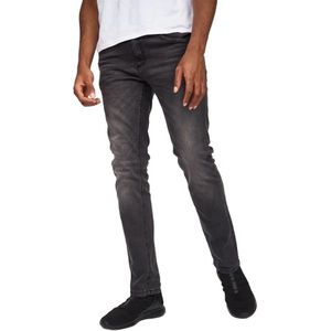Crosshatch Heren Svelte Stretch Jeans (40S) (Donkergrijs)