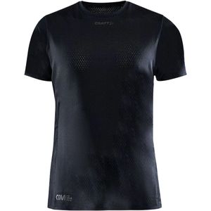 Craft Heren Mesh Wrap T-Shirt met korte mouwen (XXL) (Zwart)