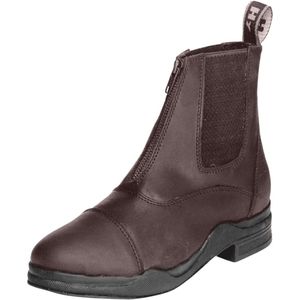 HyLAND Dames/dames Wax Leather Zip Jodhpur Boot (40 EU) (Bruin)