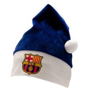 FC Barcelona Kerstmannenhoed  (Blauw/Wit)