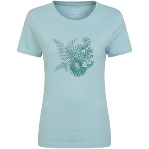 Mountain Warehouse Dames/Dames Fern Shell Organic T-shirt (36 DE) (Munt)