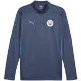 2024-2025 Man City Training 1/4 Zip Top (Inky Blue)
