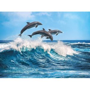 Puzzel Clementoni - Dolfijnen, 500 stukjes