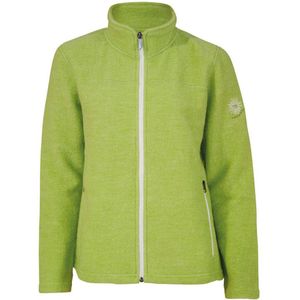 Ivanhoe dames wollen full-zip vest Beata Lime - Groen