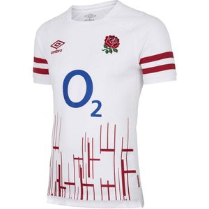 Engeland Rugby Heren 22/23 Pro Umbro Home Jersey (L) (Wit/Rood/Blauw)