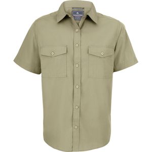 Craghoppers Expert Kiwi overhemd met korte mouwen voor heren (XL) (Kiezelbruin)
