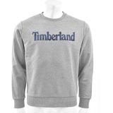 Timberland - Seasonal Linear Logo Crew - Grijze heren sweater - S