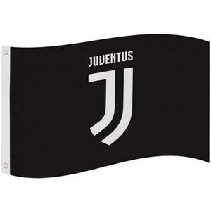 Juventus FC Vlag  (Zwart)