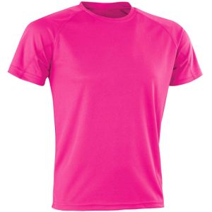 Spiro Heren Aircool T-Shirt (XS) (Flo Roze)