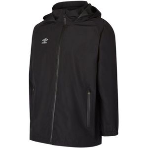 Umbro Heren Club Essential waterdichte jas (XXL) (Zwart)