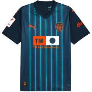 Puma Valencia Cf 23/24 Away Short Sleeves T-shirt Blauw XL