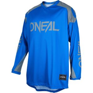 O'Neal | Jersey | Enduro-motorcross | Ademende stof, maximale bewegingsvrijheid, verlengd rugpand | Matrix Ridewear-shirt | Volwassene | Blauw Grijs | Maat M