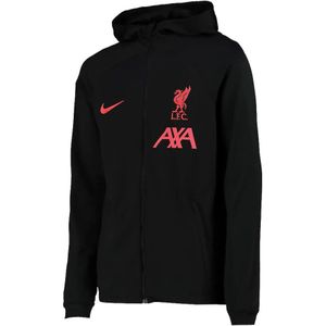 2022-2023 Liverpool Hooded Strike Track Jacket (Black)