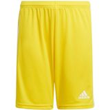 adidas - Squadra 21 Shorts Youth - Gele Voetbalshorts - 116