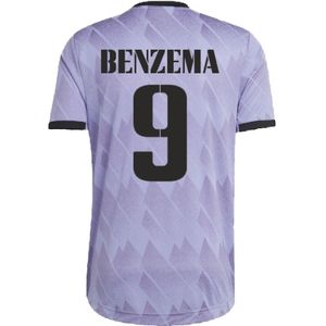 2022-2023 Real Madrid Authentic Away Shirt (BENZEMA 9)