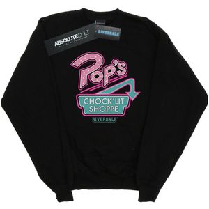 Riverdale Dames/Dames Pops Logo Sweatshirt (XL) (Zwart)
