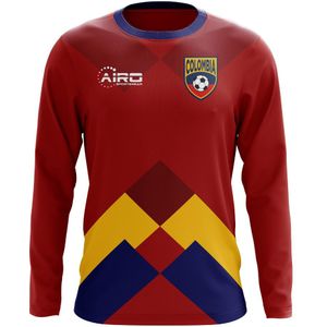 2022-2023 Colombia Long Sleeve Away Concept Football Shirt