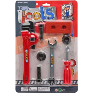 Gereedschapsset voor kinderen Tools Mechanic 8 Onderdelen