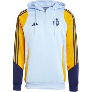 2024-2025 Real Madrid Track Hoody (Glow Blue)