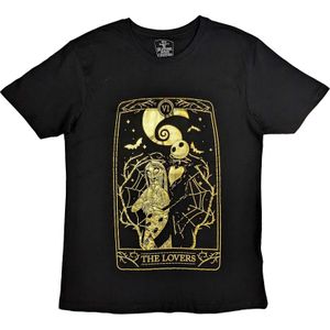 Nightmare Before Christmas Unisex Adult Jack and Sally The Lovers T-Shirt