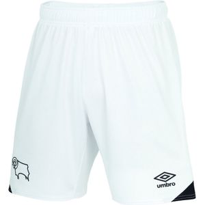 Derby County FC Childrens/Kids 22/23 Umbro Third Shorts (158) (Wit)