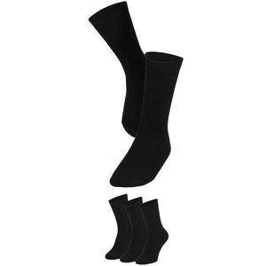 Apollo (Sports) - Thermo sokken unisex - Zwart - Maat 46/48 - 9-Pack - Voordeelpakket