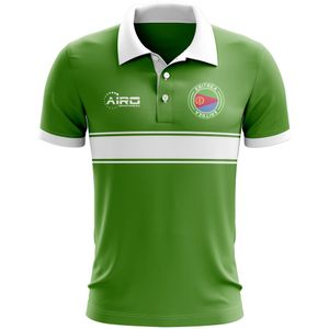 Eritrea Concept Stripe Polo Shirt (Green)