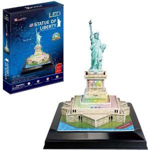 Cubic Fun 3D Puzzel Statue of Liberty LED