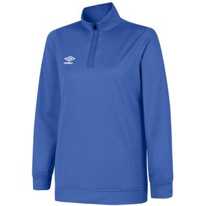 Umbro Dames/Dames Club Essential Sweatshirt met halve rits (L) (Koningsblauw)