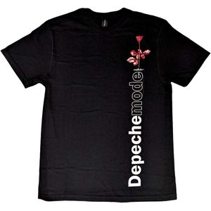 Depeche Mode Unisex Adult Violator Side Rose Katoenen T-shirt (M) (Zwart)