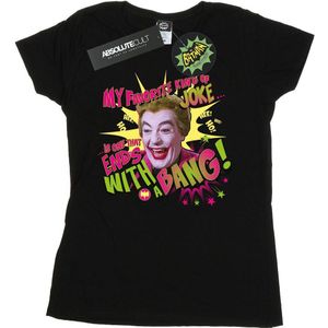 DC Comics Dames/Dames Batman TV-serie Joker Bang Katoenen T-Shirt (S) (Zwart)