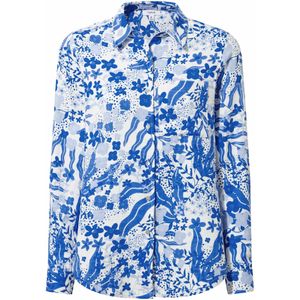 TOG24 Dames/Dames Veronica Hannah Penrose Shirt Met Lange Mouwen (38 DE) (Blauw)
